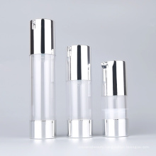 Good selling 15ml 30ml 50ml airless foundation bottle transparent airless lotion bottle